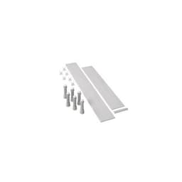 Mira Flight Low square riser kit 900mm White | Wolseley