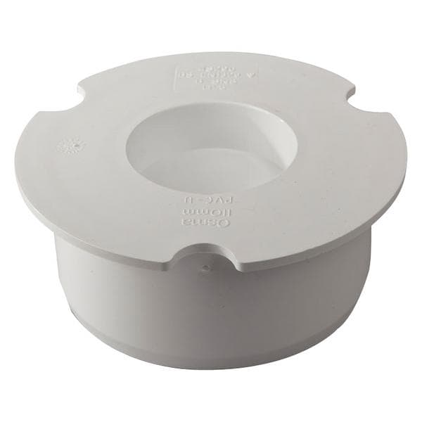 Wavin PE socket plug 110mm White | Wolseley