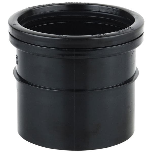 4d296 Wavin OsmaS Solvent Weld x Plain End Single Socket 110 mm, Black ...