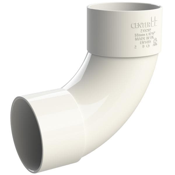 Abs Riser Bend Center 92.5 Deg ABS Swept Bend 50mm White| Wolseley
