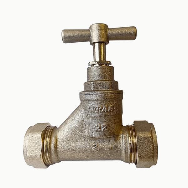 Compression Stop Bundle Center Female Compression Compression Stop Tap 22 mm | Wolseley
