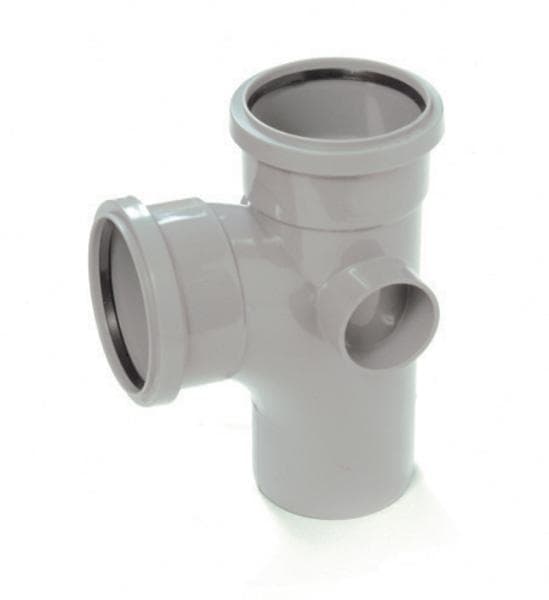 Polypipe PolySoil Push Fit 87 5 2 Boss Double Socket Branch 110 Mm polypipe-polysoil-push-fit-87-5-2-boss-double-socket-branch-110-mm