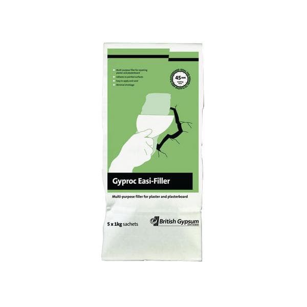 Easy Fill Gyproc Easi-Fill filler 1kg (pack of 5) | Wolseley