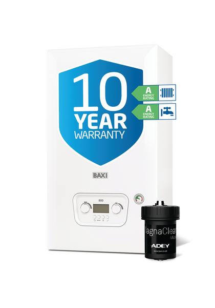 Baxi 800 825 NG combi boiler and flue pack | Wolseley