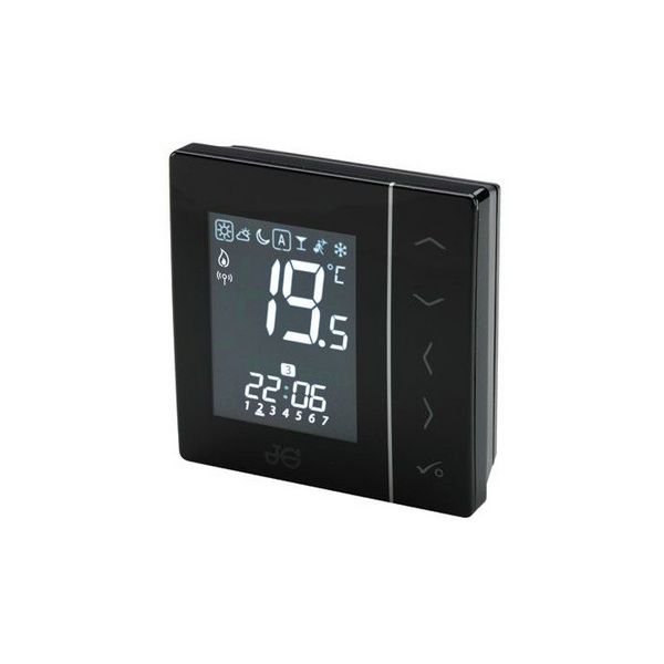 JG Speedfit Wireless Thermostat Battery Powered Black