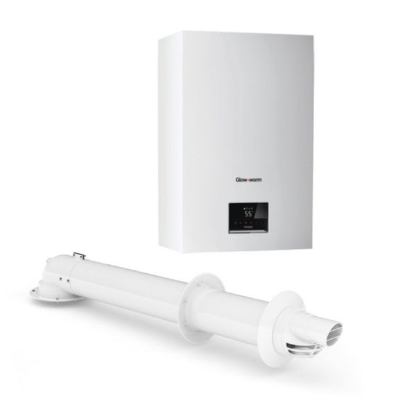 Glow-worm Compact 28C-AS/1H-GB combi boiler with horizontal flue 28kW |  Wolseley