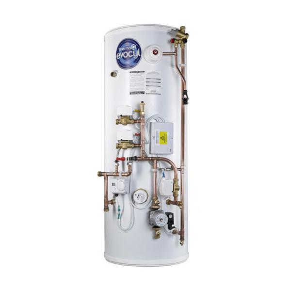 ThermaQ Evocyl high efficiency indirect pre-plumbed twin zone cylinder  210ltr | Wolseley