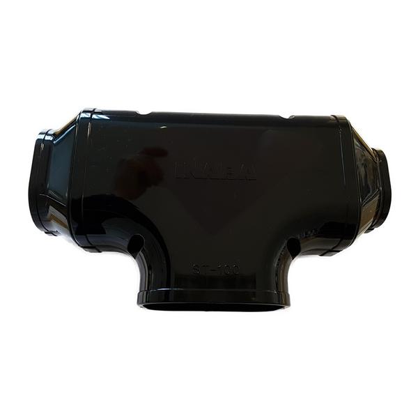 Inaba Denko ID-ST-100-K slim trunk T joint 100mm Black | Wolseley
