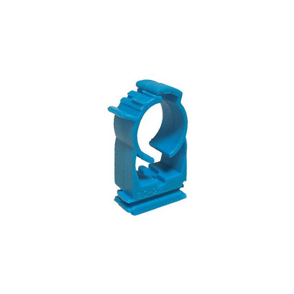 WATER PLUMBING PIPE SINGLE HINGED NEW MDPE CLIPS 20mm 25mm 35mm BLUE PACKS 