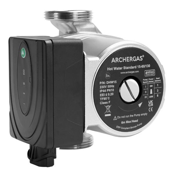 Grundfos Comfort brass hot water circulator pump | Wolseley