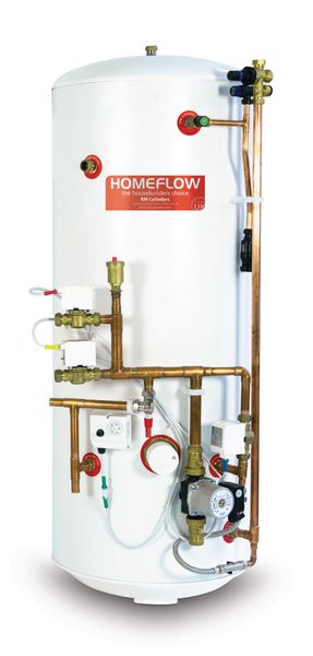 RM HOMEFLOW 300L IND P/P CYL 2 ZONE 22MM | Wolseley