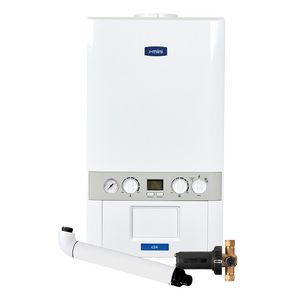 Image for Ideal i-mini C30 combi boiler, flue and filter pack from Wolseley