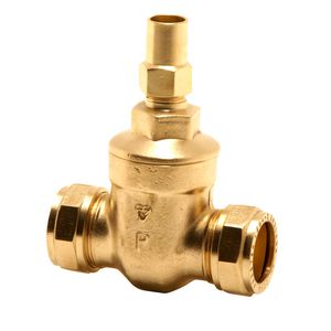 Image for Pegler 63LS lockshield copper x copper gate valve 22mm Brass from Wolseley