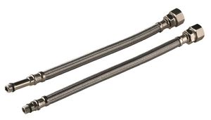 Xcel Home FPM10-COMP-500 FPM1015500COM - Connettori a compressione monoblocco, 2 x 500 mm, 15 x 15 mm, colore: Argento