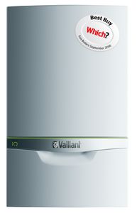 Image for Vaillant ecoTEC Exclusive Green iQ 843 combi boiler and horizontal flue from Wolseley