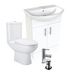 Nabis vanity unit, basin and WC pack 500mm 