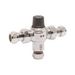 Saracen 2 in 1 thermostatic mixing valve 15mm 