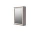 Nabis Classic right hand single door mirror cabinet 525mm Earl Grey 