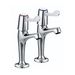 Swan quarter turn lever high neck sink pillars 1/2' chrome 