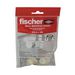 Fischer recessed wall mount basin fixing kit 8 x 100 
