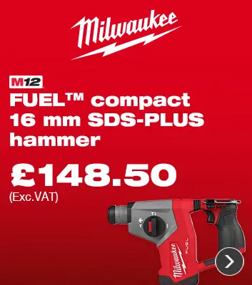 Milwaukee M12 FUEL Compact 16mm SDS Hammer